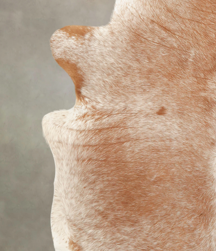 Salt and Pepper Brown Cowhide Rug #B1103