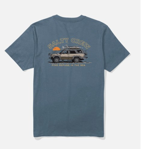 Salty Crew Get Ready Classic S/S Tee - Slate Mens T Shirt