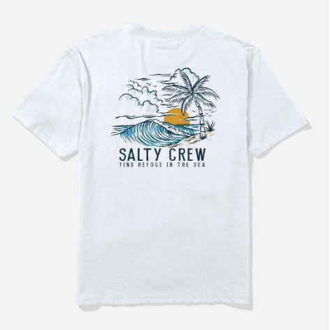 Salty Crew Ink Day Off Classic S/S Tee - White Mens T Shirt