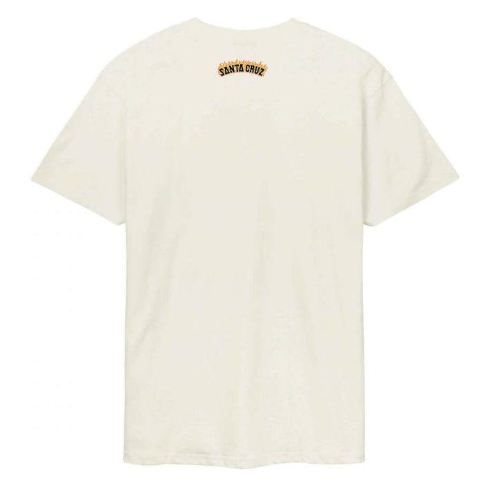 Santa Cruz Burnt Bone Hand T-Shirt Unbleached
