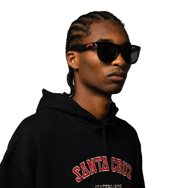 Santa Cruz Collegiate Strip Sunglasses Black