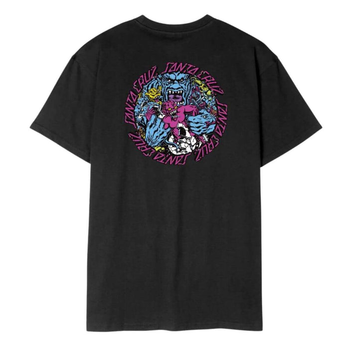 Santa Cruz Roskopp Monster Strip T-Shirt Black