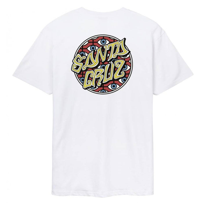 Santa Cruz  Salba Eyes Dot T-Shirt White