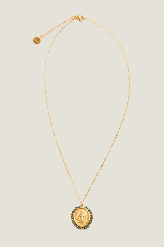 Santa Maria Necklace | Gold/Shiny Lime