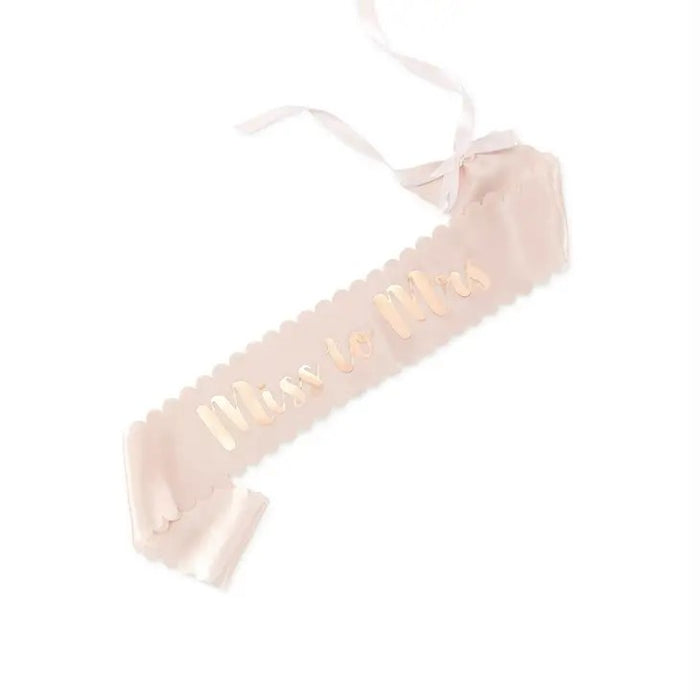 Satin Bachelorette Party Sash