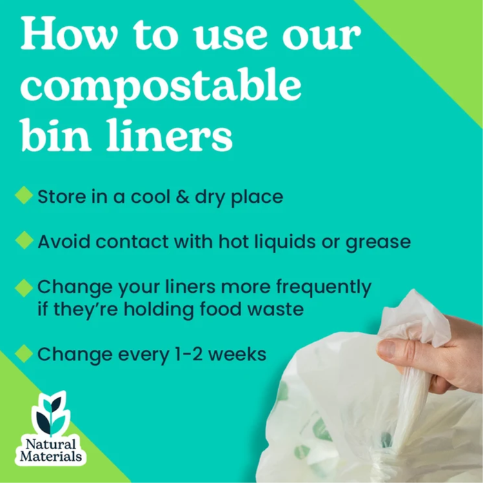 Seep 70L Eco Biodegradable Bin Liners 20 Liners