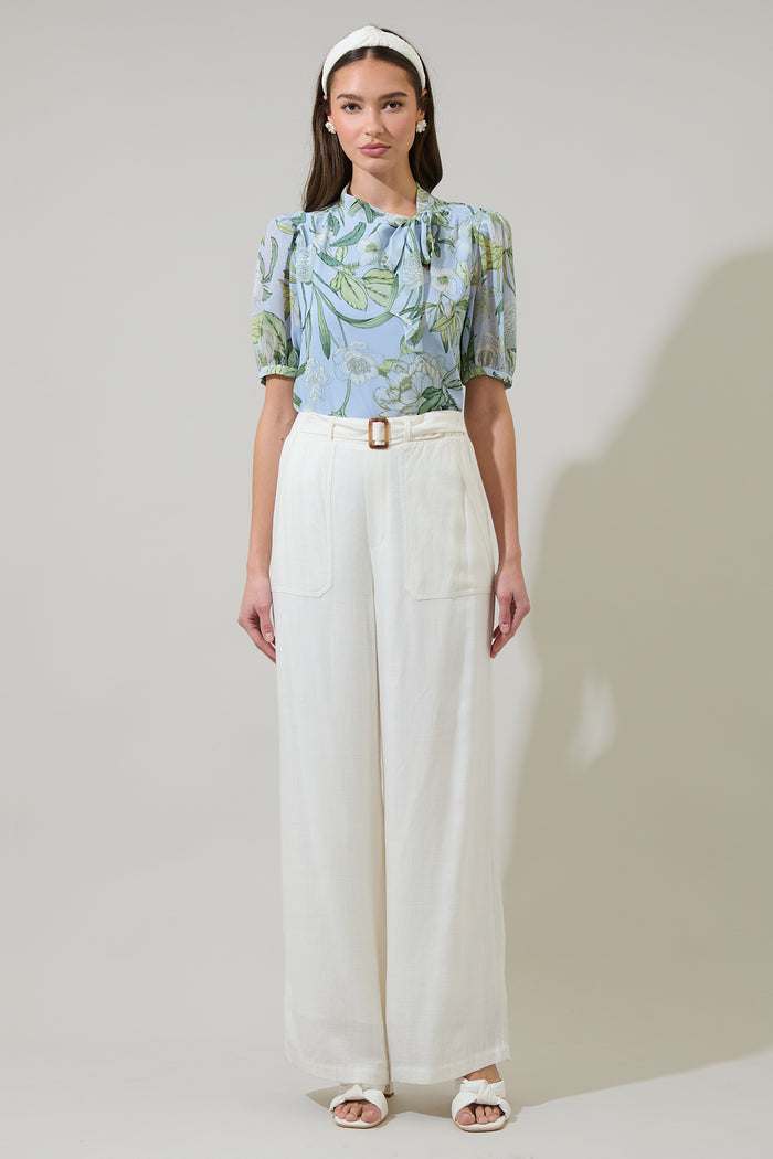 Serenade Bloom Rayna Bow Blouse