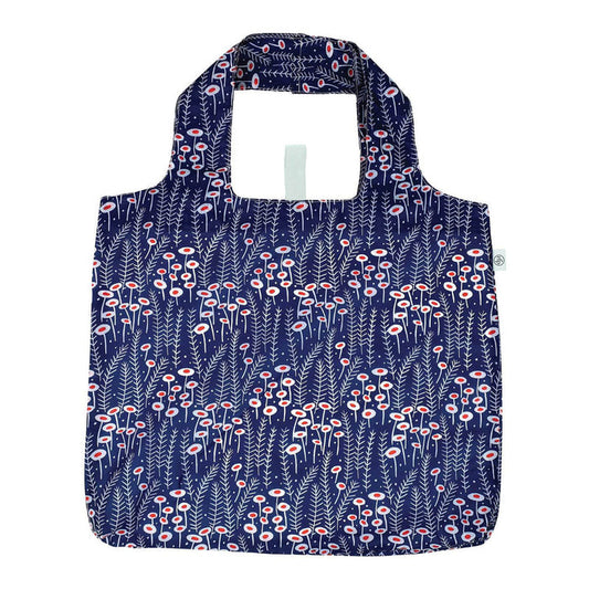 Shopping Bag Melony Purple blu Reusable