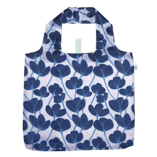 Shopping Bag Modern Poppy blu Reusable