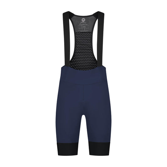 Rogelli Signature korte fietsbroek heren blauw voorkant.