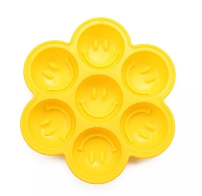 Silicone 7 Cell Smiley Mold