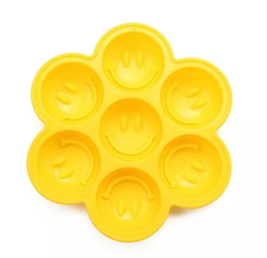 Silicone 7 Cell Smiley Mold