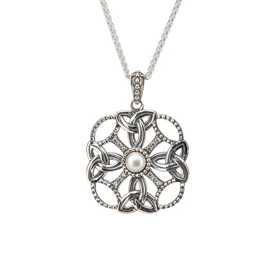 Silver Aphrodite Pendant - Fresh Water Pearl