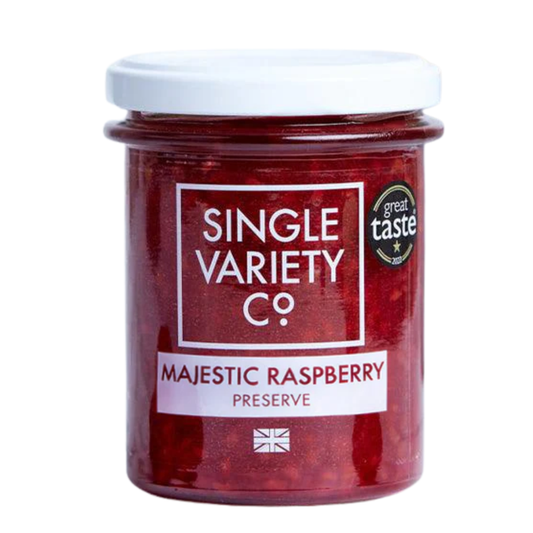Single Variety Co Majestic Raspberry Preserve 220g