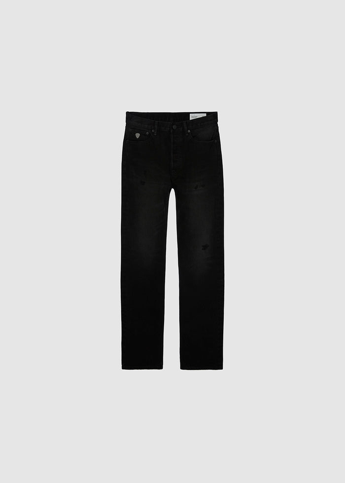 SLIM BLACK WASHED JEANS