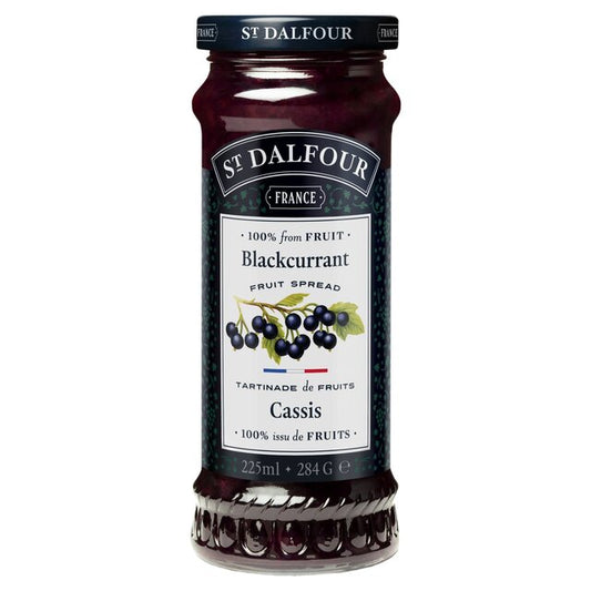 St Dalfour Blackcurrant Fruit Spread 284g
