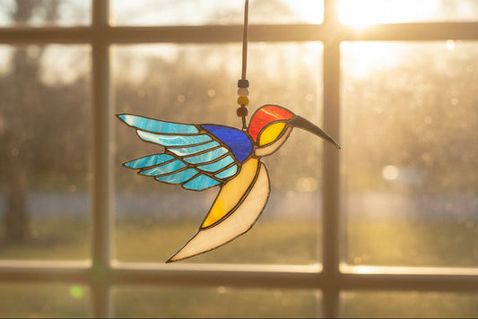 Stained Glass | Hummingbird - Greenbriar Market + Refillery