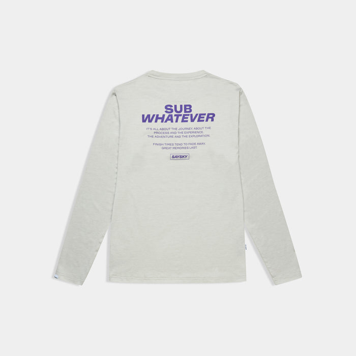 Saysky Statement Pace Long Sleeve Grey 6008 SM20007