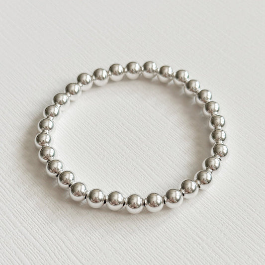Sterling Silver Bracelet | Waterproof | 6mm