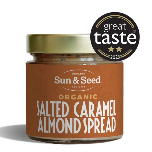 Sun and Seed Organic Salted Caramel Almond Spread 200g
