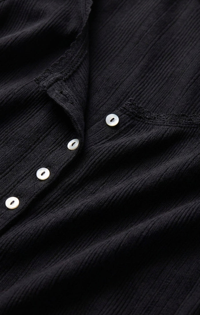 Supply Supply | Lainey Pointelle Button Front Tank