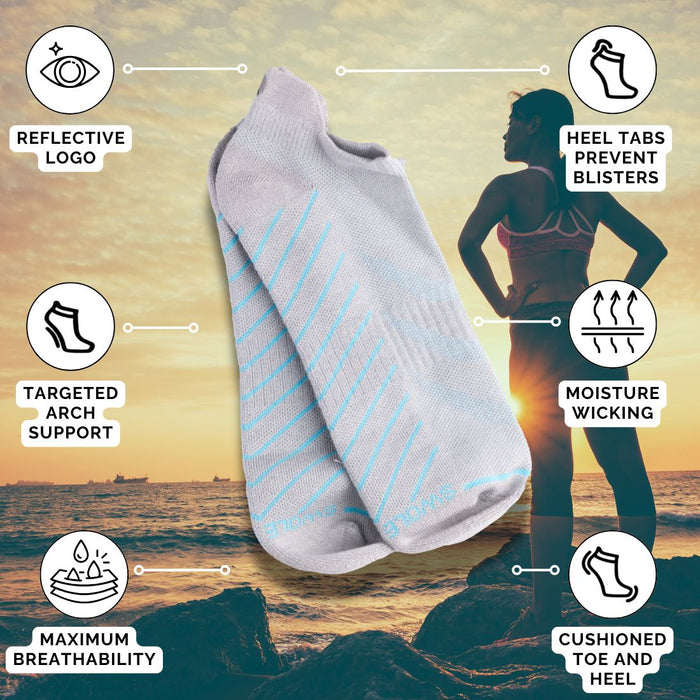 Performance Trainer Socks – Grey - Bascora