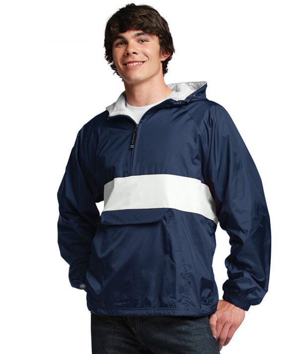 Tau Kappa Epsilon Rugby Striped Lined Windbreaker