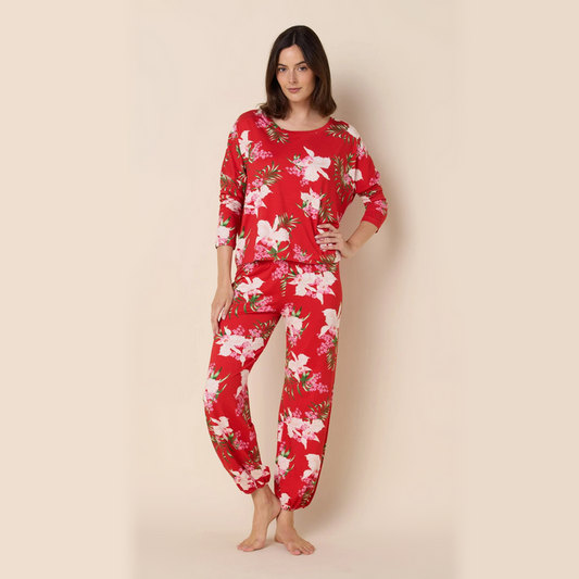 The Cat's Pajamas Pima Knit Pullover Set
