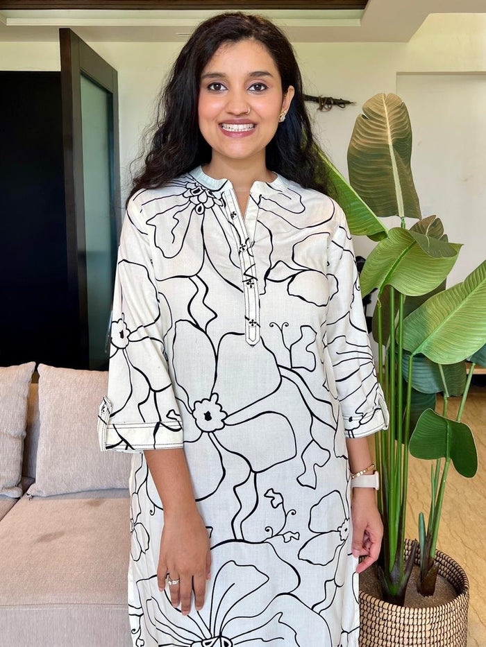 Tisca Line Printed Kurta