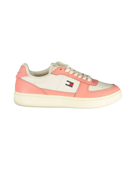 Tommy Hilfiger White Polyurethane Women's Sneaker