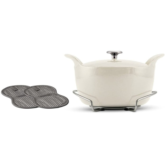 Tramontina Dutch Oven, 5.5 quart, Eggshell