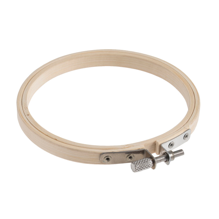 Trimits Embroidery Hoop Bamboo: 10.2cm or 4in - Embroider Hoops