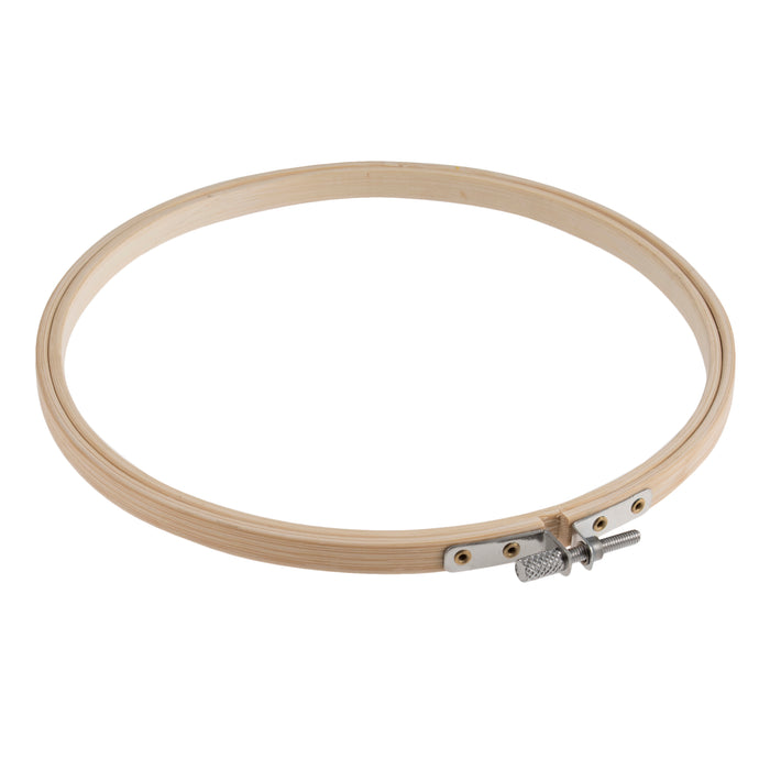 Trimits Embroidery Hoop Bamboo: 17.8cm or 7in - Embroider Hoops