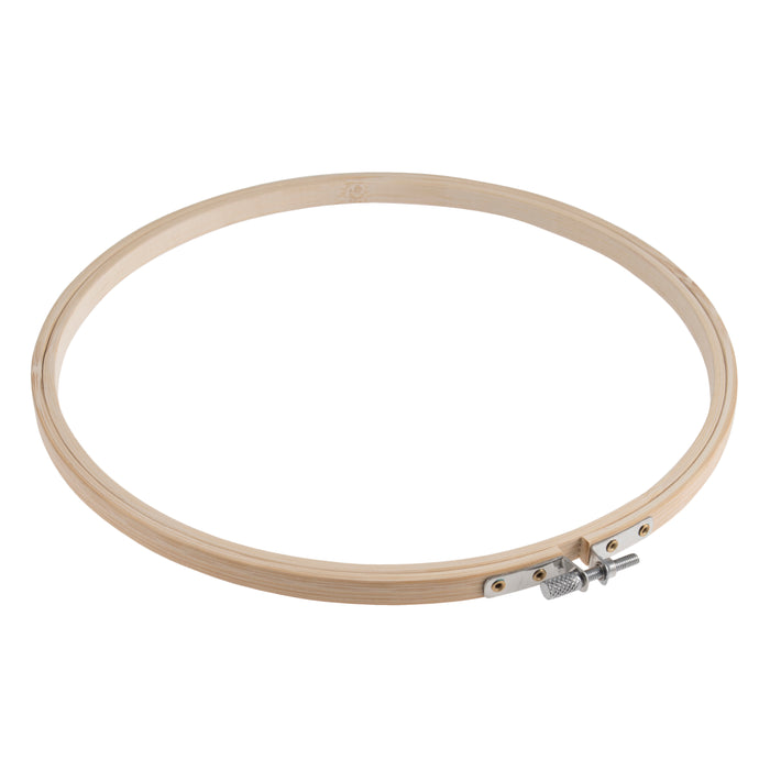 Trimits Embroidery Hoop Bamboo: 22.9cm or 9in - Embroider Hoops