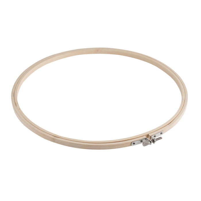 Trimits Embroidery Hoop Bamboo: 30.5cm or 12in - Embroider Hoops