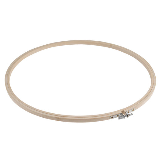 Trimits Embroidery Hoop Bamboo: 35.6cm or 14in - Embroider Hoops