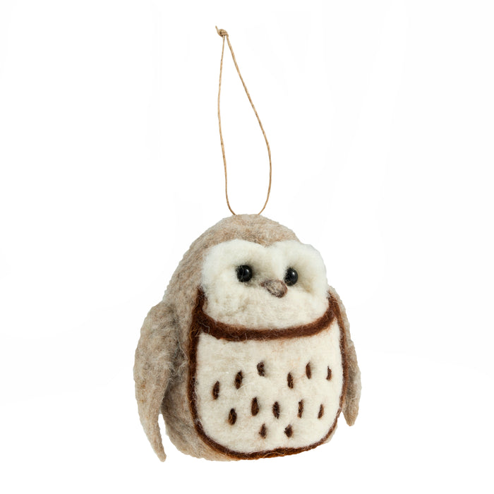 Trimits Needle Felting Kit Owl, 9x11.5cm, Includes Wool, Needle, Polystyrene Shapes, Instructions