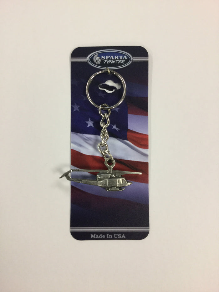 UH-1 Huey Pewter Keychain