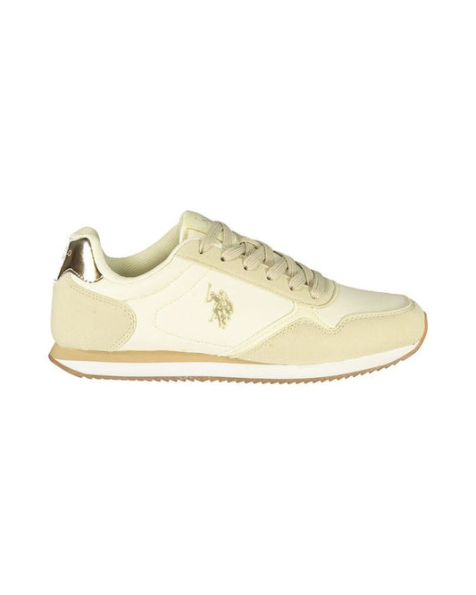 U.S. POLO ASSN. Beige Polyurethane Women's Sneaker