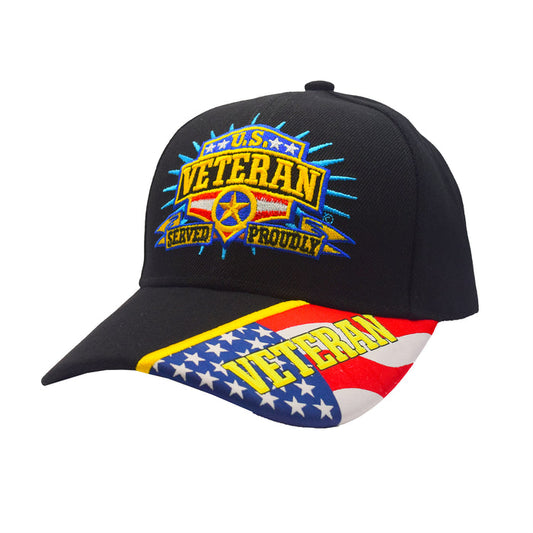 US Veteran Served Proudly Hat - The Flag Shirt