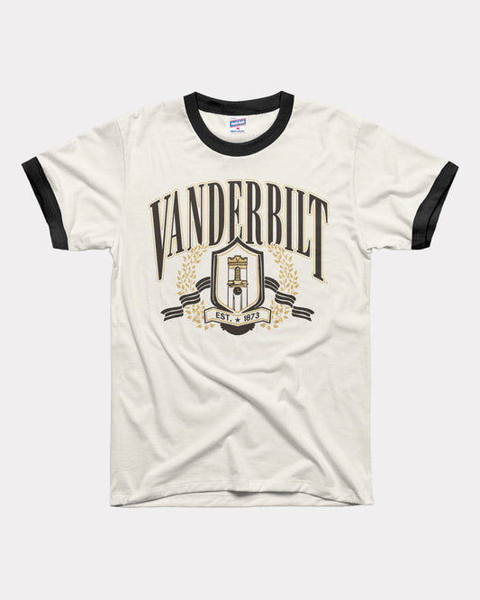 Vanderbilt EST.1873 White & Black Unisex Ringer