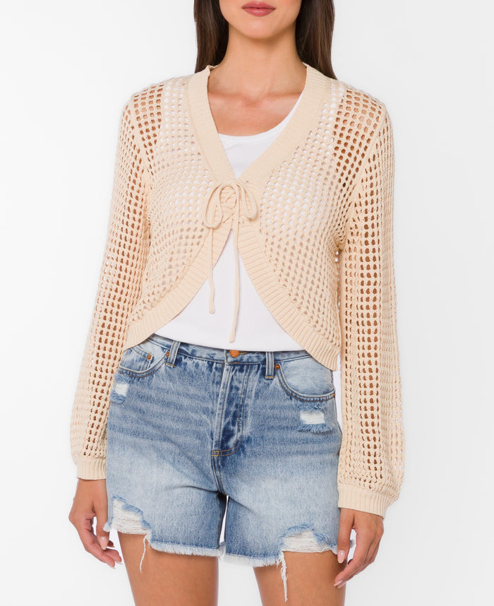 Velvet Heart | Tovey Beige Cardigan