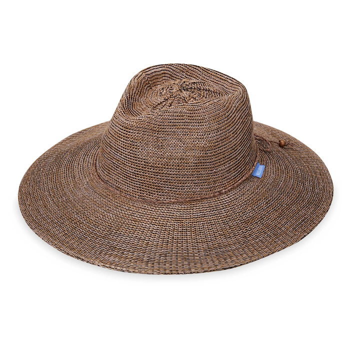 Victoria Suede Fedora Diva Hat
