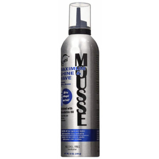 VIGORAL MOUSSE MAXIMUM SHINE 12OZ