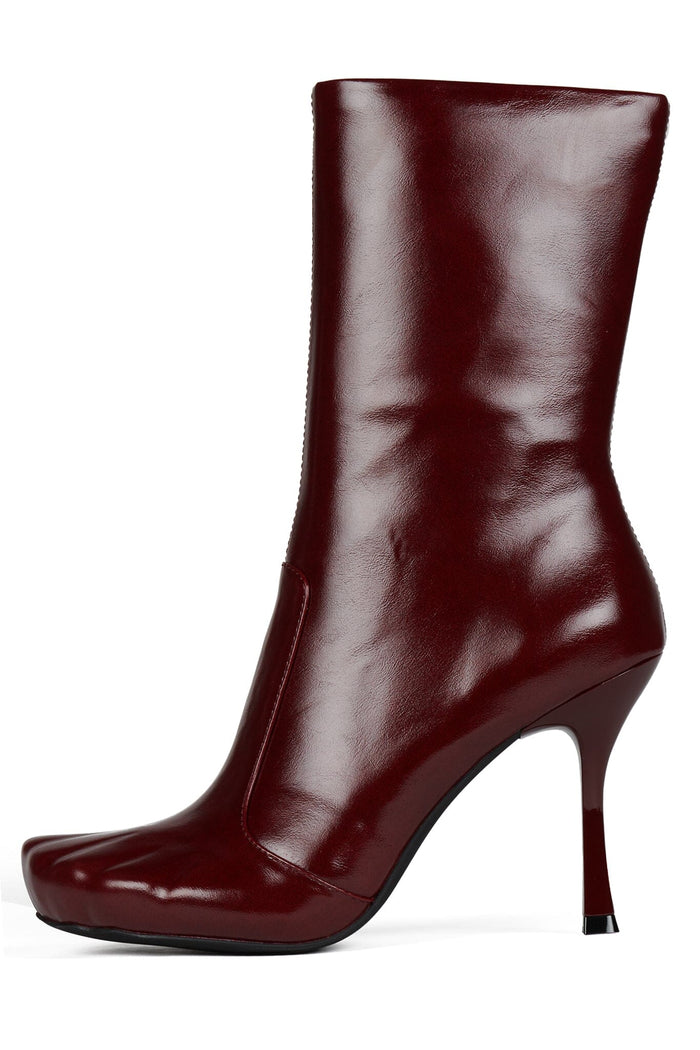 VISIONARY Jeffrey Campbell Stiletto Boot Wine