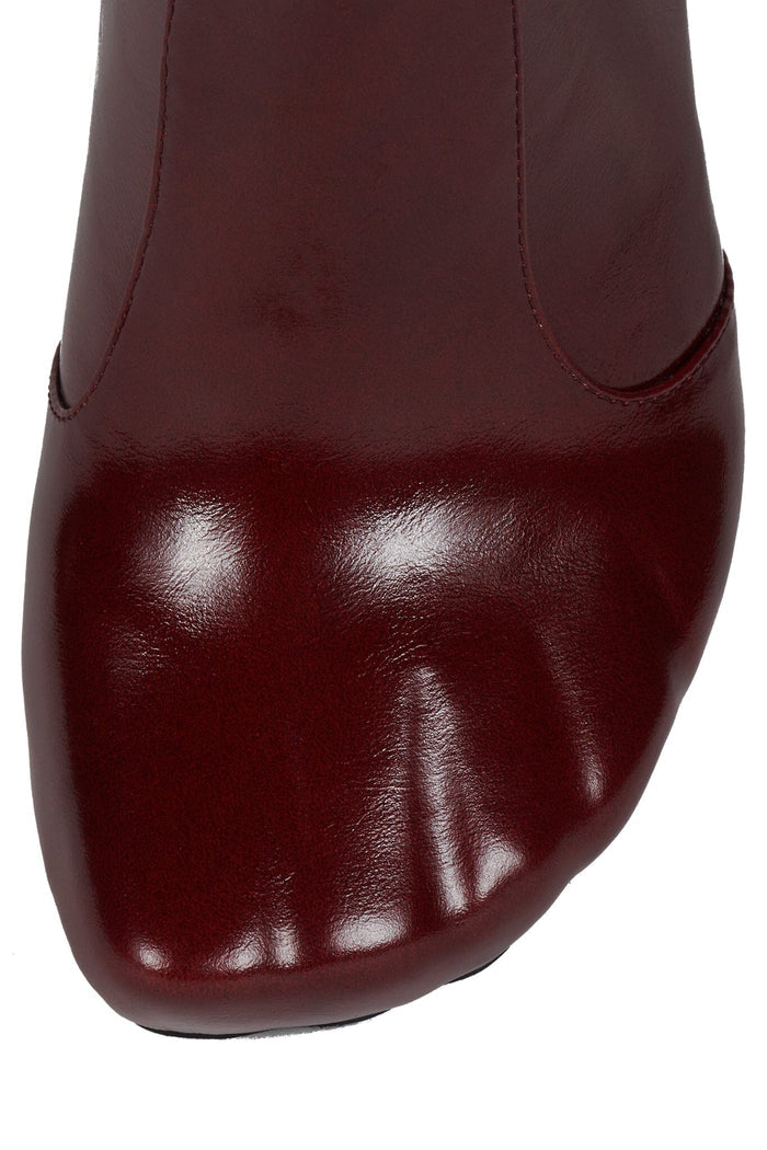 VISIONARY Jeffrey Campbell Stiletto Boot Wine