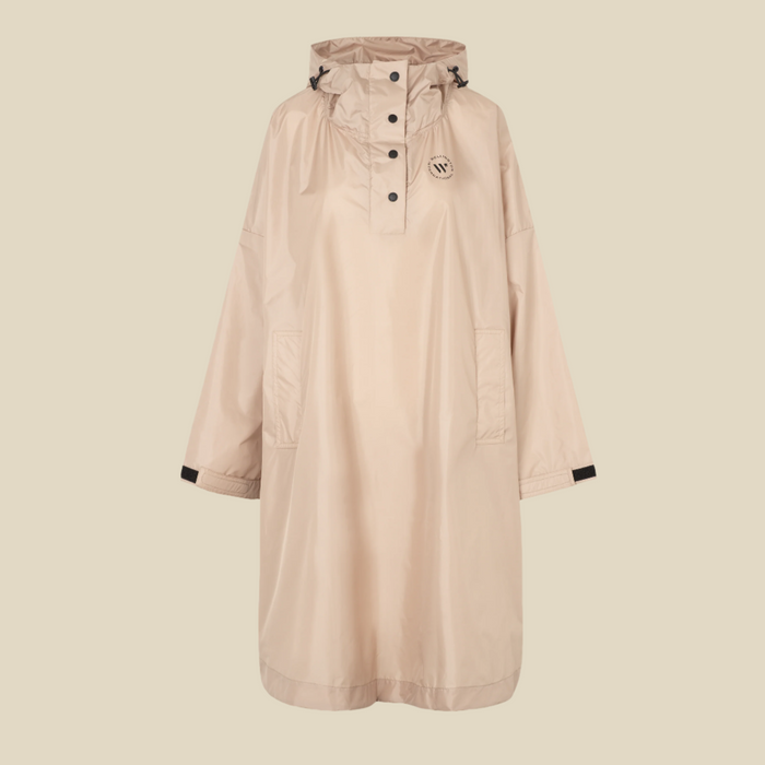 wellington international rain poncho in tan
