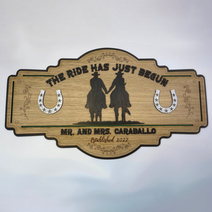 Western Wedding Sign Version 2