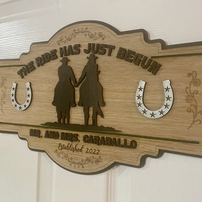 Western Wedding Sign Version 2