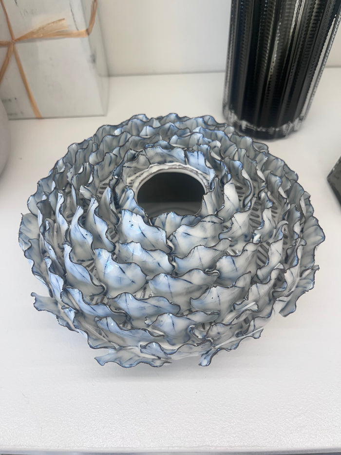 White Medium Utopia Ceramic Floral Vase